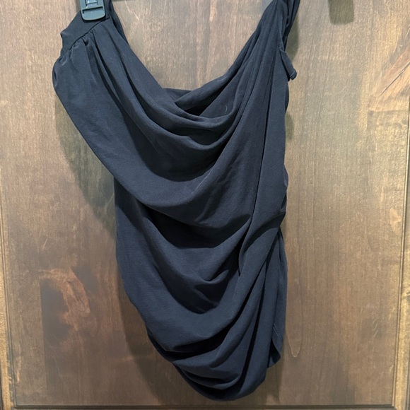 DISSH RIO OAT DRAPED TWIST KNIT TOP Black XS - Picture 4 of 7